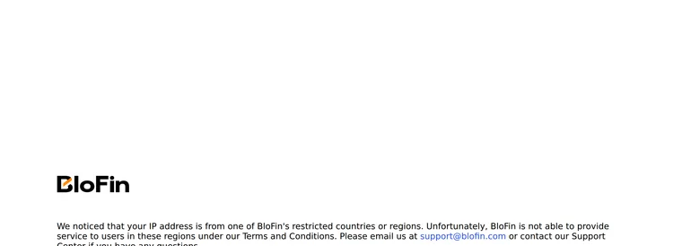 Главный экран BloFin